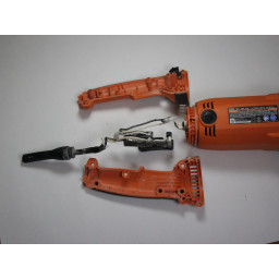 Угловая шлифовальная машина Ridgid R10202 Разборка ручки